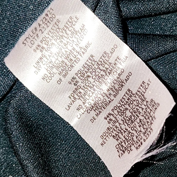 BETSY & ADAM "CHRISTINE" SCUBA CREPE RUFFLED BOW GOWN - Picture 6 of 8